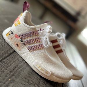 Adidas NMD_r1 with Custom Swarovski Stones-Size 6